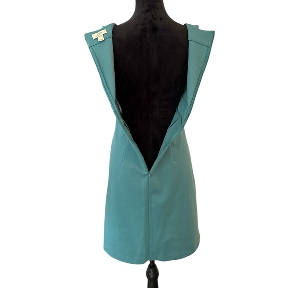 LOFT Teal Sleeveless A-Line Career Dress Size 4 - Picture 6 of 9
